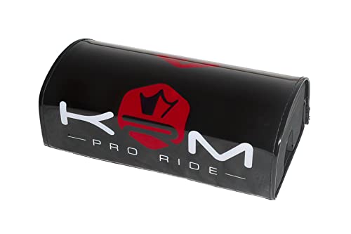KRM Coussinet de guidon sans support noir/rouge