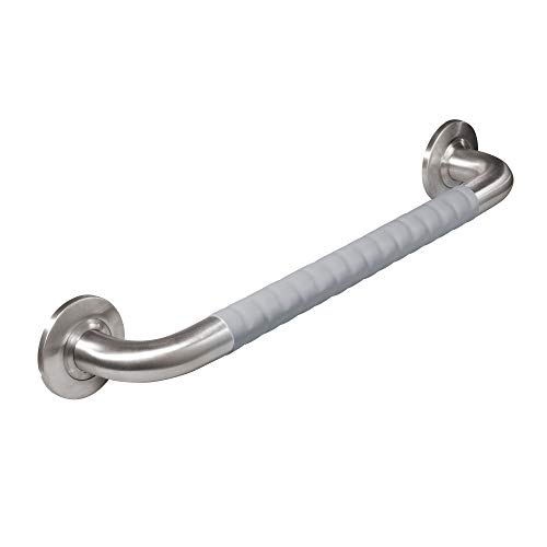 PULSE ShowerSpas 4005-SSB ErgoSafetyBar, ADA Compliant Stainless Steel Grab Bar, Brushed Stainless