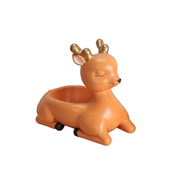 Creatieve Herten Sculptuur Sleutel Opbergvak Sieraden Opslag Snoep Opslag Snack Opslag Desktop Diversen Container Opslag Van Kleine Voorwerpen Kantoor Aan Huis Decoratie Ornamenten,Style a