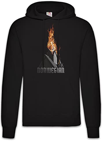 Sweats à capuche homme Norwegian Hoodie Urban Backwoods vêtement hiver chaud
