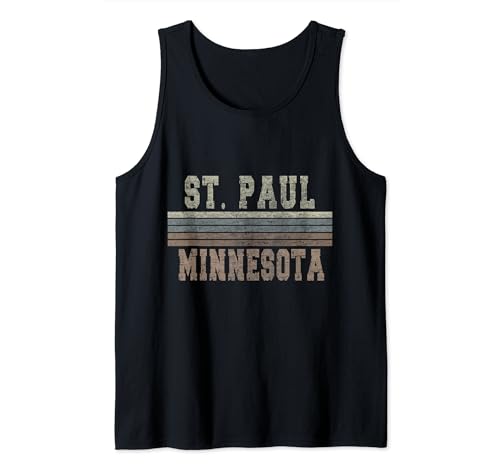 Retro Saint Paul Minnesota Camiseta sin Mangas