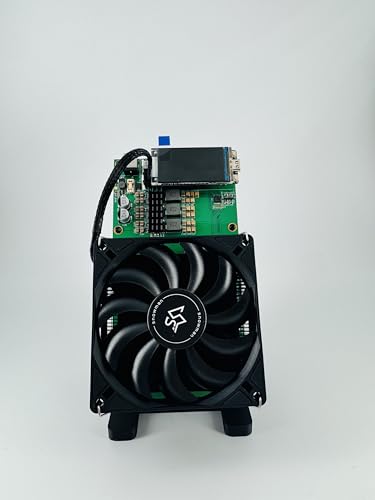 nerdqaxe++ rev6.1 6T Wi-Fi Silent Bitcoin Miner Plug-and-Play Home Cryptocurrency Mining Device Low Noise Energy-Saving USB-Powered ASIC Miner (4.8T air-Cooled US)