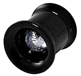 [From da Phactory] フロム ダ ファクトリー クリア ジュエル ダブルフレア トンネル サージカルステンレス ボディピアス 1個(0g,ブラック)