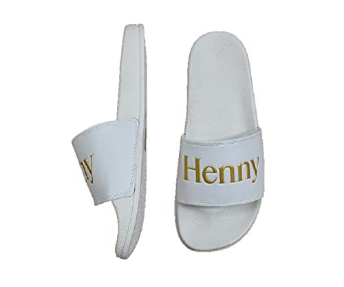 Henny Slides Black Gold Slip On Men's Sandals2