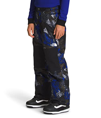 The North Face NF0A7WP7947S Freedom Insulated Kids Snowboard Pants Tnf Black Mountaintop Print Small thumb #2