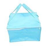 CLISPEED Bolsas de aislamiento bolsa de aislamiento de calor para neopreno bolsa termica saco termico tote bolsa de embalaje de fiambrera portador de bebidas impermeable tela no tejida Blue