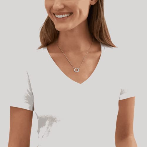 Silpada 'Karma Swirl' Pendant Necklace in Sterling Silver, 18" + 2"4