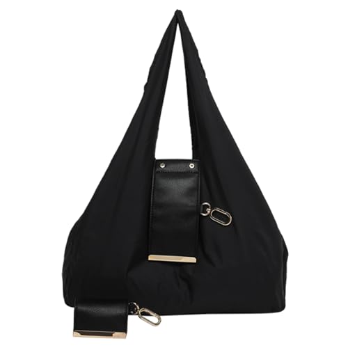 Genérico Bolsas de viaje – Organizador de bolso con cartera con llaveros | Bolsas de asas para mujer, para gimnasio, viajes, Navidad, compras, playa, cumpleaños, Negro , Se référer au descriptif