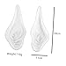 OATIPHO Halloween Fake Ears 1 Pair Pointed Prop Ear Toys for Cosplay Hallween Bar Club Gras