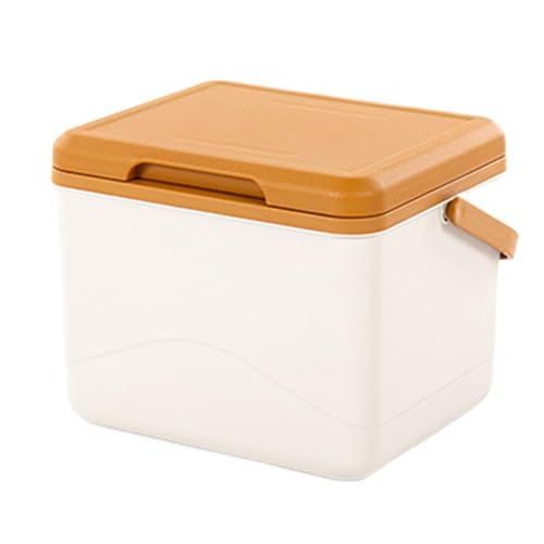 Enfriador de camping – Contenedores térmicos, enfriador aislado resistente | Diseño portátil de retención de hielo de larga duración, perfecto para picnics, camping, portón trasero, construcción