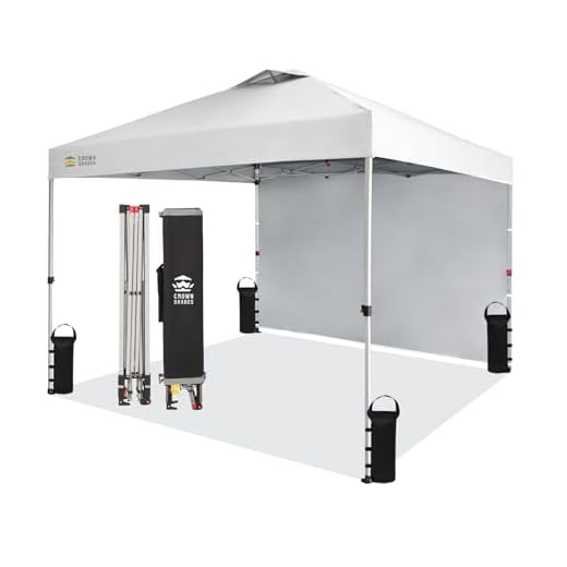 CROWN SHADES 10x10 Canopy with Side Wall