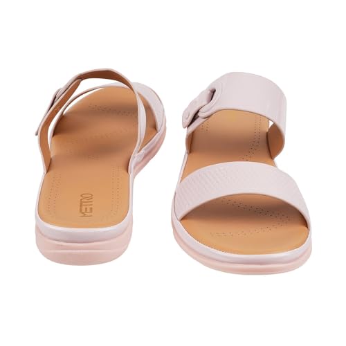 Image of Metro Women Synthetic Leather Comfort & Fashion Slip-on Chappal