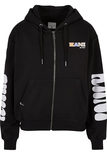 Karl Kani Damen KW231-027-2 KK Retro Full Zip Hoodie Black Black, L