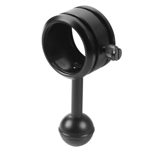 Laroal Clip para luz de relleno de buceo, rótula para linterna subacuática, abrazadera para linterna de buceo, abrazadera para iluminación de fotografía subacuática