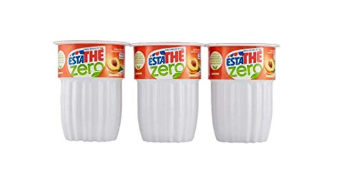 Ferrero Estathe Pesca Zero - Té helado de melocotón, 18 unidades, bebida refrescante sin azúcar, 20 cl con extracto de stevia