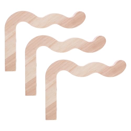 SOLUSTRE 3個 無垢 木製 植木鉢 フック フラワー ポット バード フィーダー ハンガー 壁 プランター ハンガー プランター フック 壁用 植物 ハン