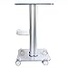 Beauty Cart - 3 Tier Acrylic Salon Rolling Equipment Cart Instrument Tray,Spa Beauty Machine Trolley Stand,Max Load 99lbs