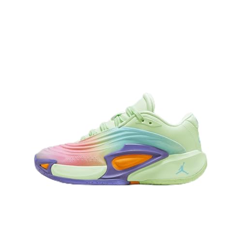 Luka 3 Big Kids' Basketball Shoes (HQ4920-300, Vapor Green/Cone/Psychic Purple/Hyper Jade) Size 7