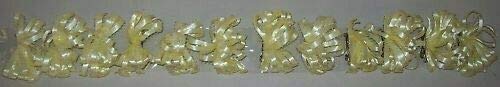 96 New Hair Barrettes Yellow Ribbon (96)