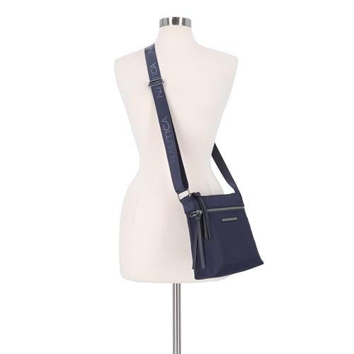 Image of Nautica Diver Nylon Small Women's Crossbody Bag Purse with Adjustable Shoulder Strap