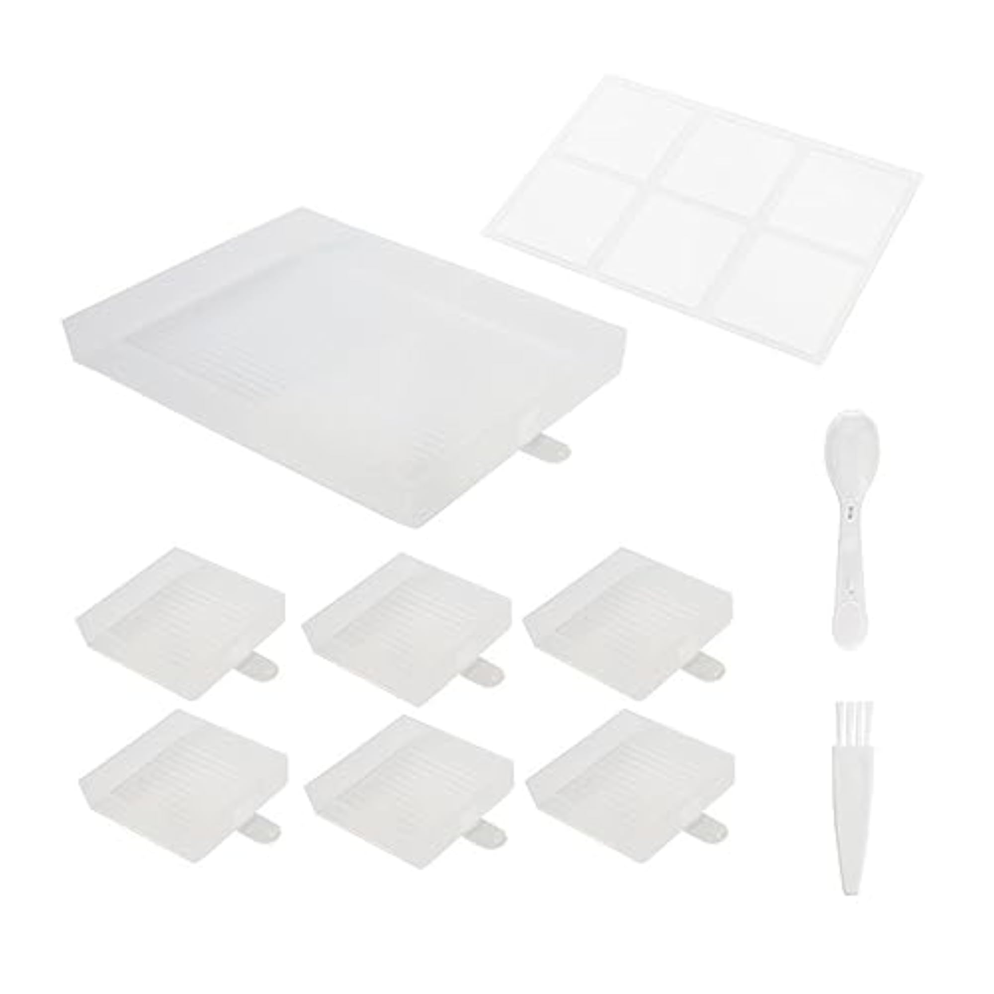 5D Diamond Paint Tray Set, Storage Organizer, Clear