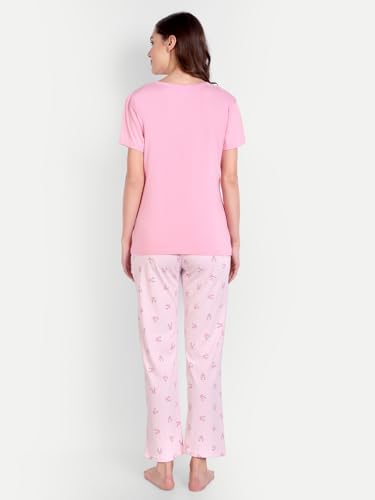 Image of Bedtime story Cotton Night Suit for Women Girls | Women's Cotton Printed Pant & Top Night Suit Set Pyjama Set Sleepwear Nightwear Nightdress Loungewear
