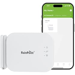 RAINPOINT Ethernet Gateway for WiFi Water Timer, Sprinkler Controller, Smart Hose Timer Valve, Drip Irrigation for Garden, Lawn, and Yard (Support WiFi & Ethernet Connection)