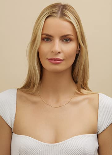 Barzel 18K Gold Plated Curb/Cuban Link Chain Necklace 2MM, 3MM, 4MM, 5MM For Women or Men - Made In Brazil3