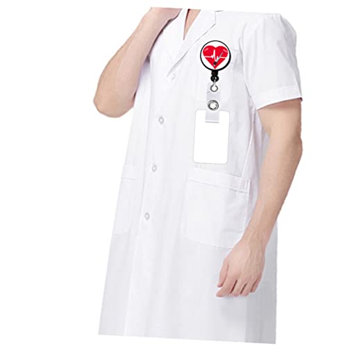 Clip de badge rétractable support nom infirmier médecin avec cordon ID