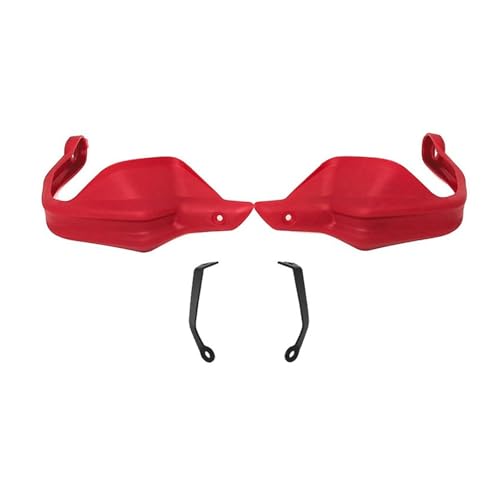 Protège-mains moto guidon parebrise rouge déviateur de vent pour Voge
