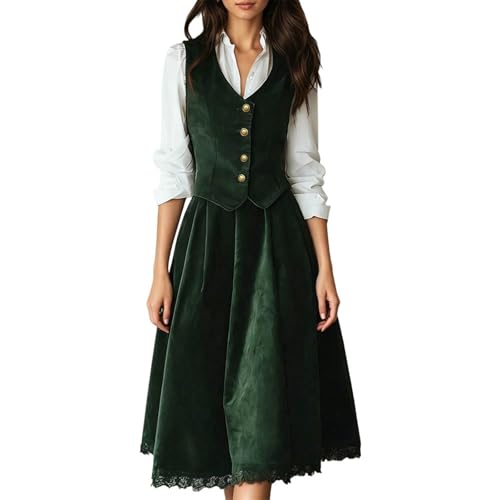 Ensemble 2 pièces femme débardeur vintage coupe midi raffinement dentelle