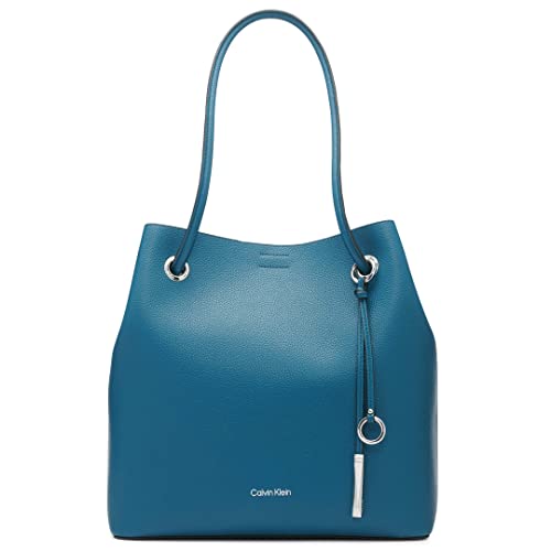 Image of Calvin Klein Gabrianna Bubble Lamb North /South Key Item Tote