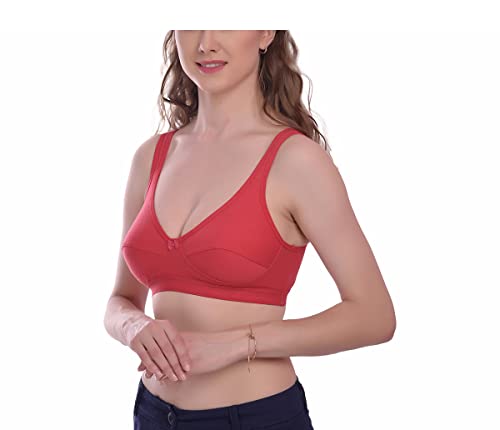 Image of Viral Girl Women's Non Padded Cotton-Hosiery B-Cup Sports Bra (Pack of 2)(Dubai)