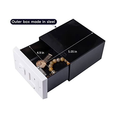 American Outlet Wall Safe Security Secret Hidden Box Covert Hidden Safe As The Socket In Plain Sight, Secures Jewelry, Valuables, Cash #TOP2