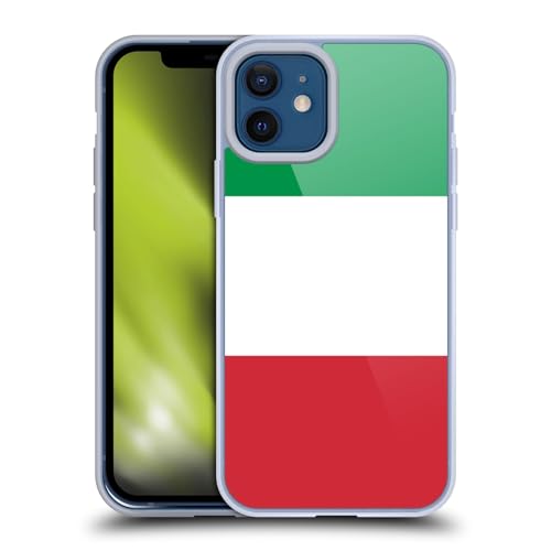 Head Case Designs Italia Italiano Italia Bandiere dei Paesi 1 Custodia in Gel [Protezione di Grado Militare] Compatibile con Apple iPhone 12 / iPhone 12 PRO E Compatibile con MagSafe