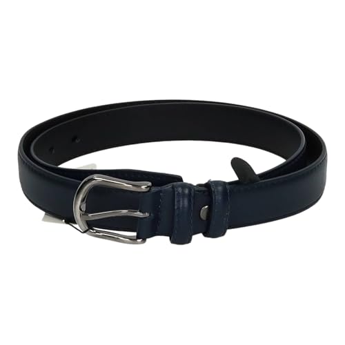 Ceinture en cuir marine ZAPATOP 0660 : finis les pantalons mal ajustés