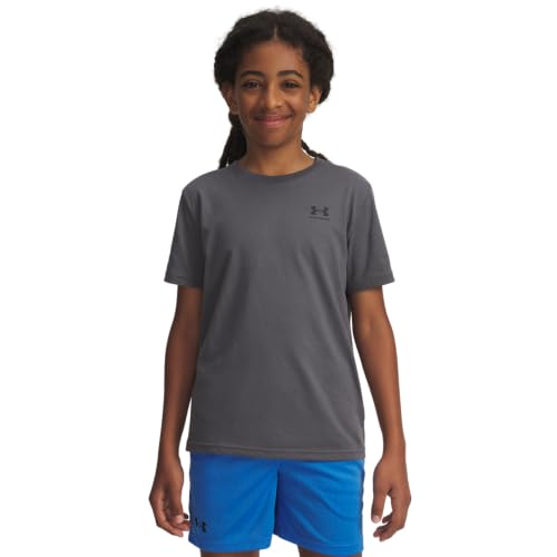 Image of Under Armour Boys' Sportstyle Left Chest Short Sleeve T-shirt (Big Kid)