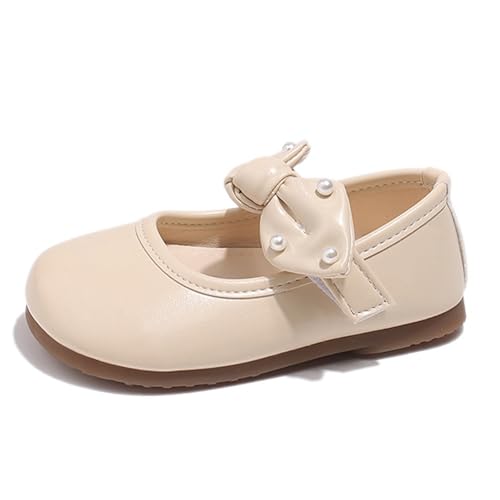 Charrost Toddler Girl Mary Jane Dress Shoes Little Girls Uniform School Shoes Non-Slip Ballet Flats Flower Girls Shoes for Wedding Party Concert