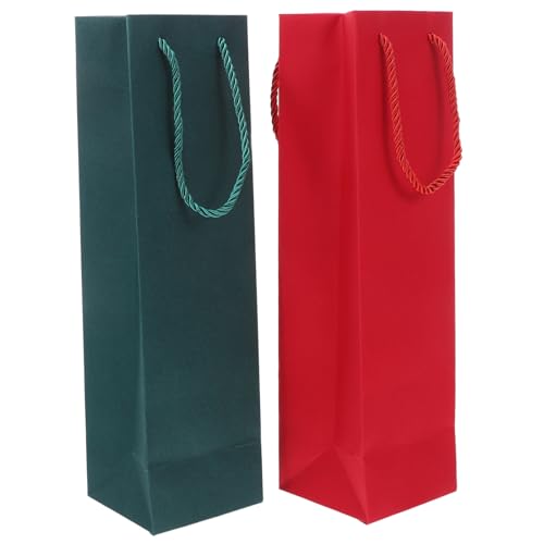 Sacs d'emballage de vin de Noël papier pour habiller vos tables de réveillon et cadeaux