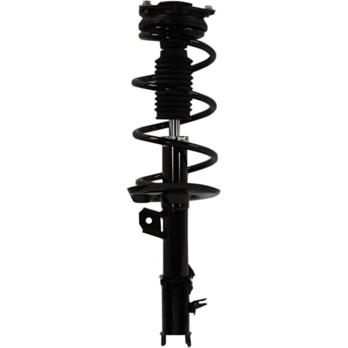 CLQWIAS Suspension Shock Absorber and Strut Assembly Front Right Passenger Side Black Non-Adjustable Twin-Tube Gas Charged FWD for Nissan for Rogue 2.5L 2008-2012