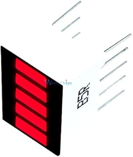 2PCS DIY Electronic PCB Board 5 Segment Red Color 1 Digit Bar LED Display for Arduino