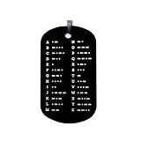 Morse Code Keychain CW Quick Reference Chart Learn Morse Code Practice Radio Ham