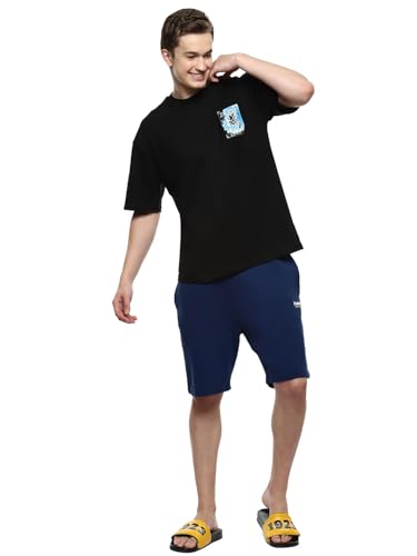 Image of hummel Wrap Men's Oversize Fit, Drop Shoulder Crew Neck Graphic Print Casual T-Shirt