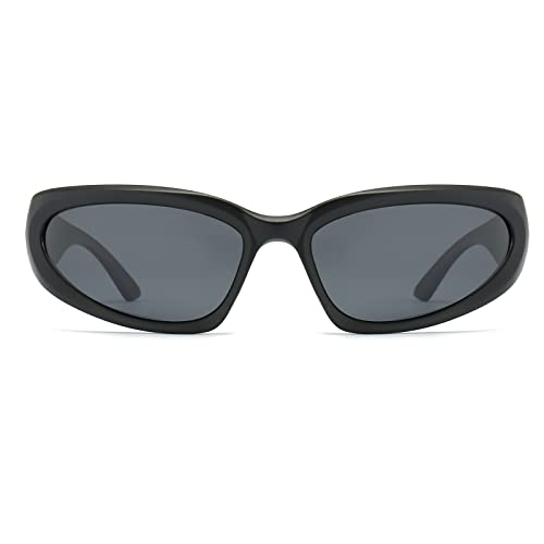 Long Keeper Polarised Wrap Around Sunglasses for Women Men Y2K Trendy Sunglasses Fashion Sun Glasses UV Protection for Driving Sport Fishing - Image 2