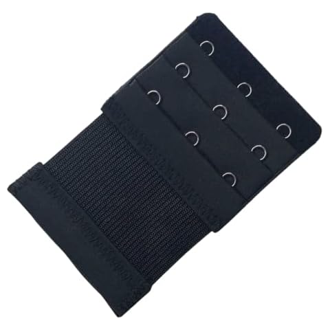 citystores® Black 3-Hook Bra Extender for Comfort Cover