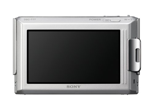 Image of Sony Cybershot DSC-T77 10.1MP Digital Camera with 4x Optical Zoom with Super Steady Shot Image Stabilization (Silver)