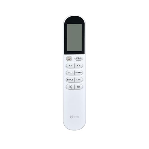 Image of 7SEVEN Compatible of Original AC Remote Control for Motorola, Hyundai Split and Window 1 1.5 2 ton Air Conditioner - Existing AC Remote Should Match with Same Feature as remotes Model 255