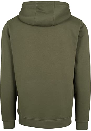 Baddery Gassi Jacke Herren & Damen : „Dackel“ - Zip Hoodie für Hundebesitzer, Hundeliebhaber & Jäger (Zip-Hoodie Oliv L)