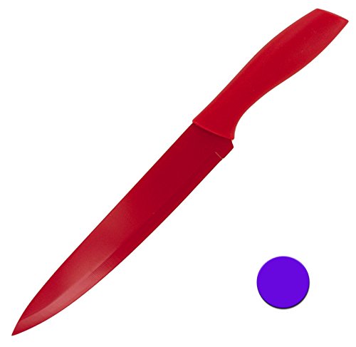 Professional Solid Color Carving Knife, 12.75-Inch Long (Purple)