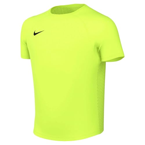 Nike Dri-Fit Park VIII Maillot De Foot À Manches Courtes pour Ado, Volt/Black, HV8182-702, M